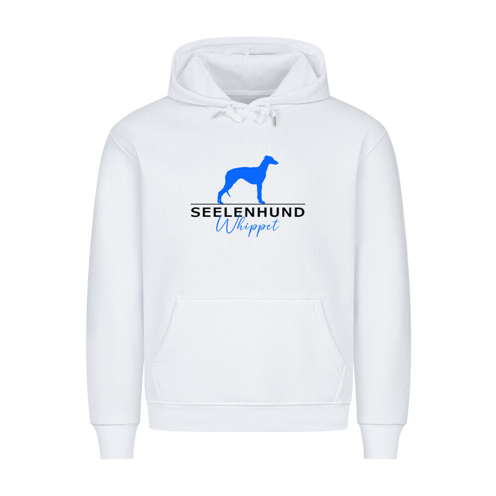 Premium Hoodie "Whippet - Seelenhund" Weiß – hunde-shirt.de