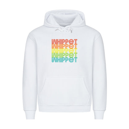 Premium Hoodie "Whippet - RETRO" Weiß – hunde-shirt.de