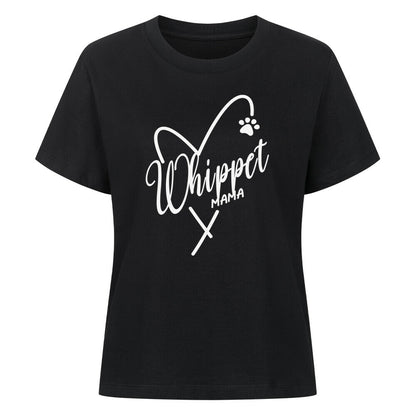 Premium Damen-Shirt "Whippet - Mama" Schwarz – hunde-shirt.de
