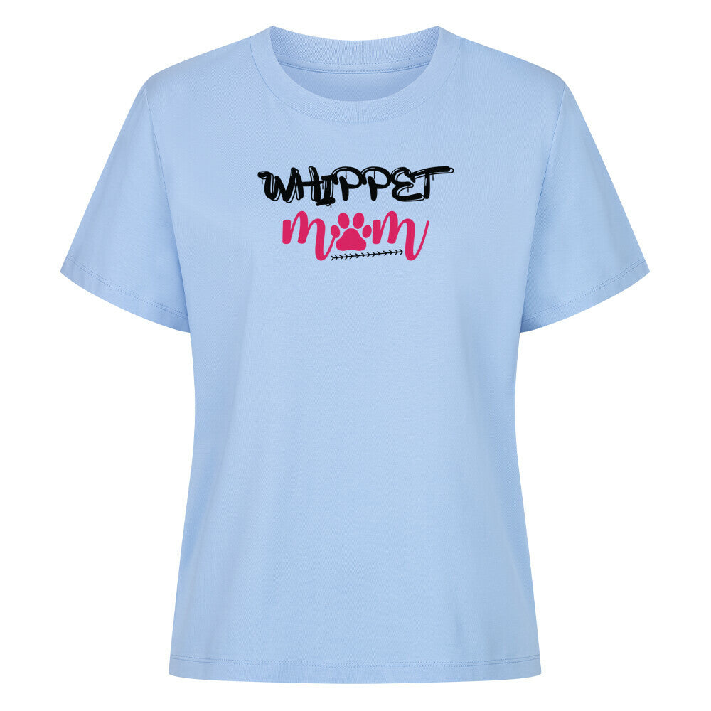 Premium Damen-Shirt "Whippet - Mom" Sky Blue – hunde-shirt.de