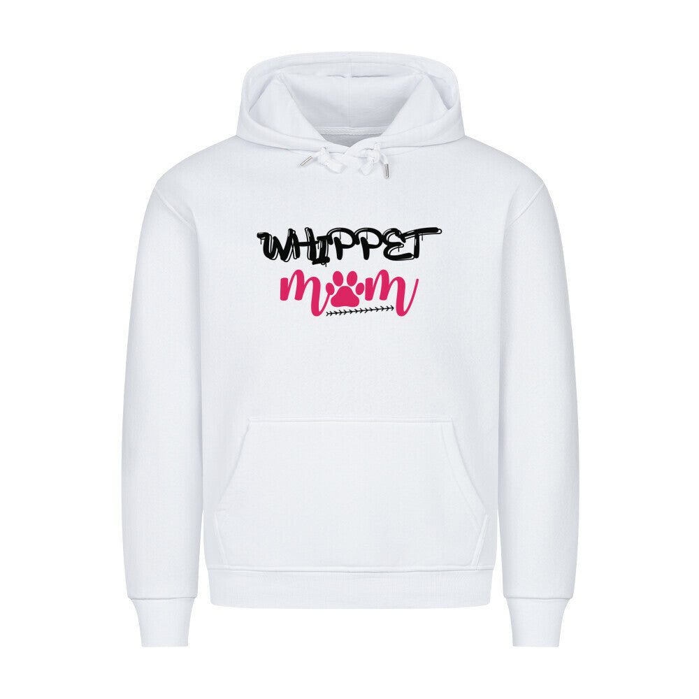 Premium Hoodie "Whippet - Mom" Weiß – hunde-shirt.de