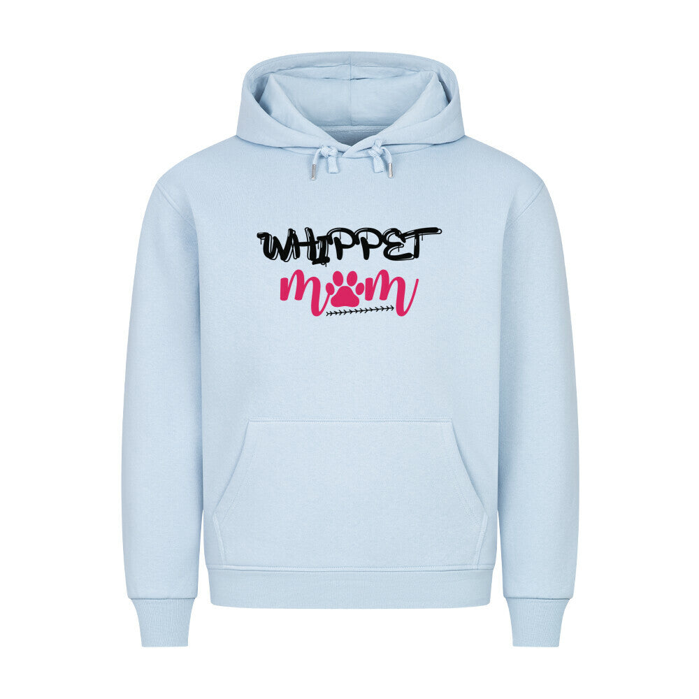 Premium Hoodie "Whippet - Mom" Babyblau – hunde-shirt.de