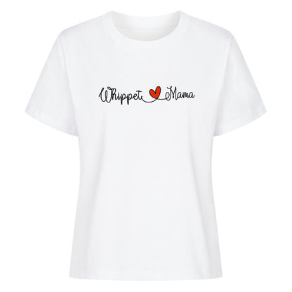 Premium Damen-Shirt "Whippet - Mama" Weiß – hunde-shirt.de