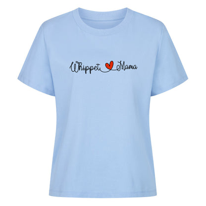 Premium Damen-Shirt "Whippet - Mama" Sky Blue – hunde-shirt.de