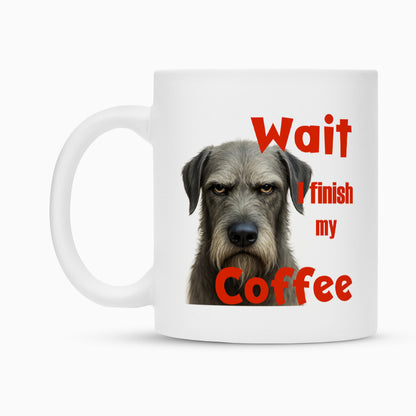 Tasse "Irischer Wolfshund - Wait..." – hunde-shirt.de
