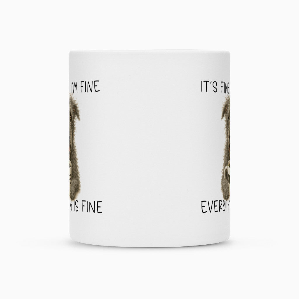 Tasse "Irischer Wolfshund - It´s fine..." – hunde-shirt.de