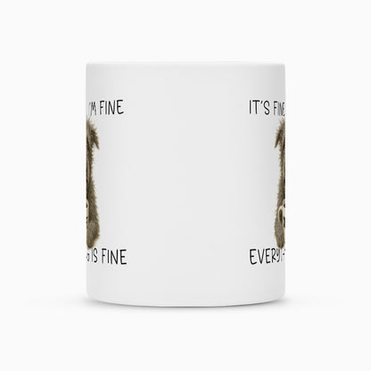 Tasse "Irischer Wolfshund - It´s fine..." – hunde-shirt.de
