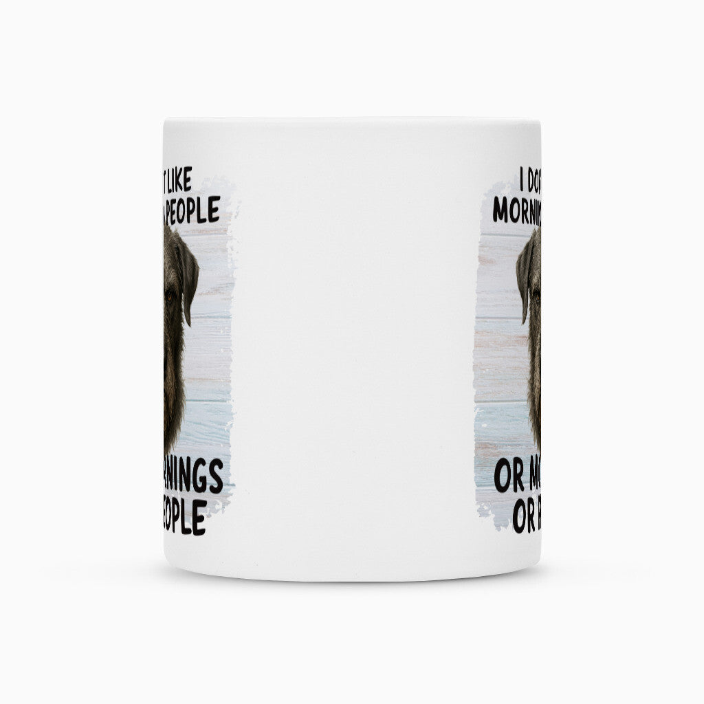 Tasse "Irischer Wolfshund - Morning People" – hunde-shirt.de