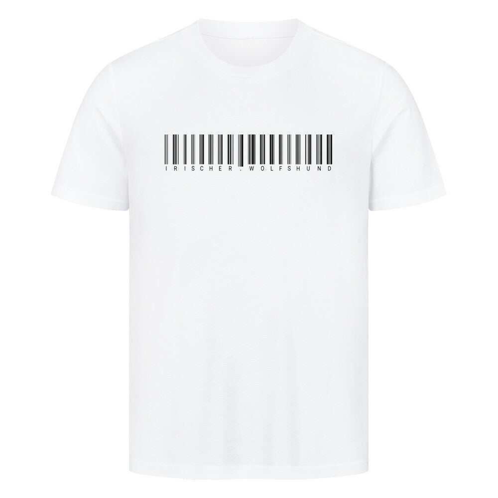 Premium T-Shirt "Irischer Wolfshund - Scan" Weiß – hunde-shirt.de