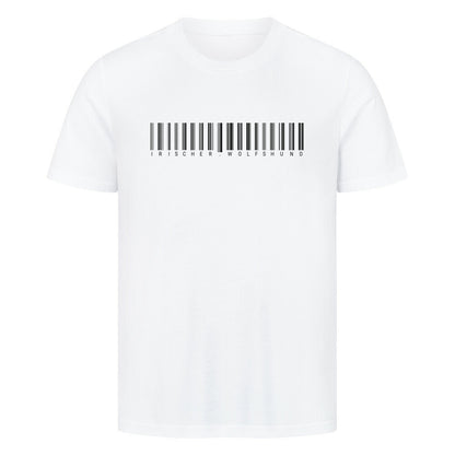 Premium T-Shirt "Irischer Wolfshund - Scan" Weiß – hunde-shirt.de