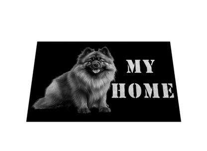 Fußmatte "Wolfsspitz - MY HOME" – hunde-shirt.de