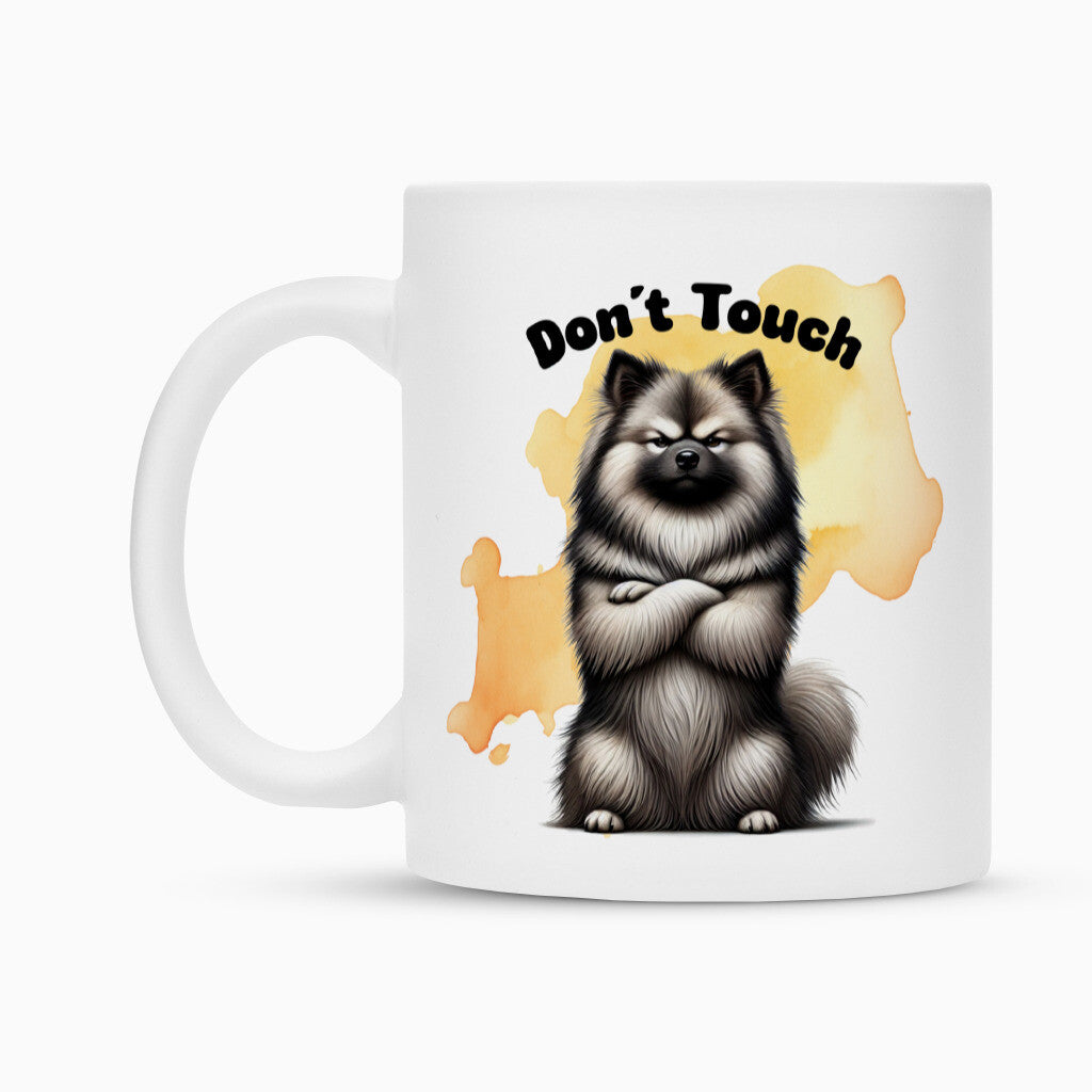 Tasse "Wolfsspitz - Don´t touch" – hunde-shirt.de