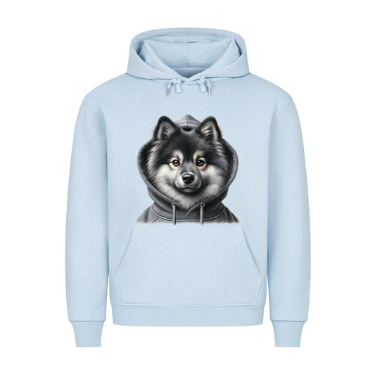 Premium Hoodie "Wolfsspitz - Hooded" Babyblau – hunde-shirt.de