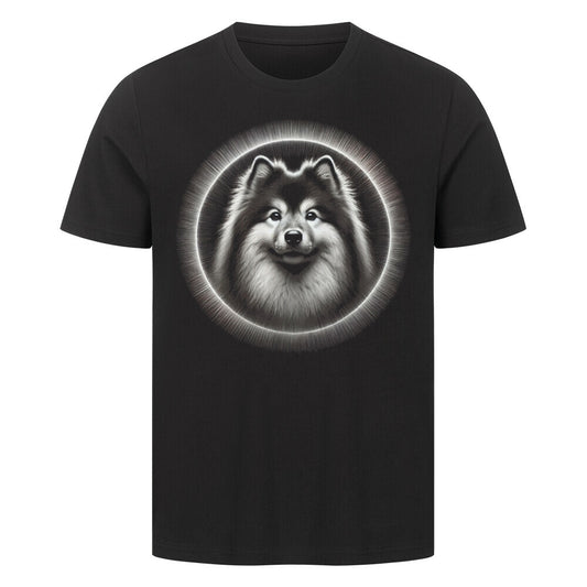 Premium T-Shirt "Wolfsspitz - Shine" Schwarz – hunde-shirt.de