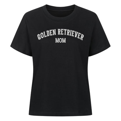 Premium Damen-Shirt "Golden Retriever - MOM" Schwarz – hunde-shirt.de