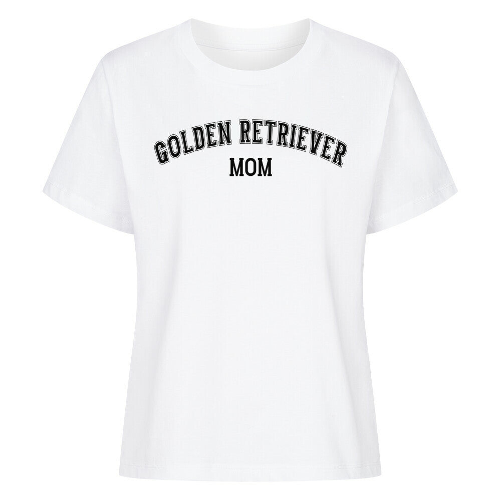 Premium Damen-Shirt "Golden Retriever - MOM" Weiß – hunde-shirt.de