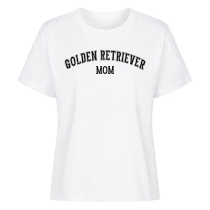 Premium Damen-Shirt "Golden Retriever - MOM" Weiß – hunde-shirt.de