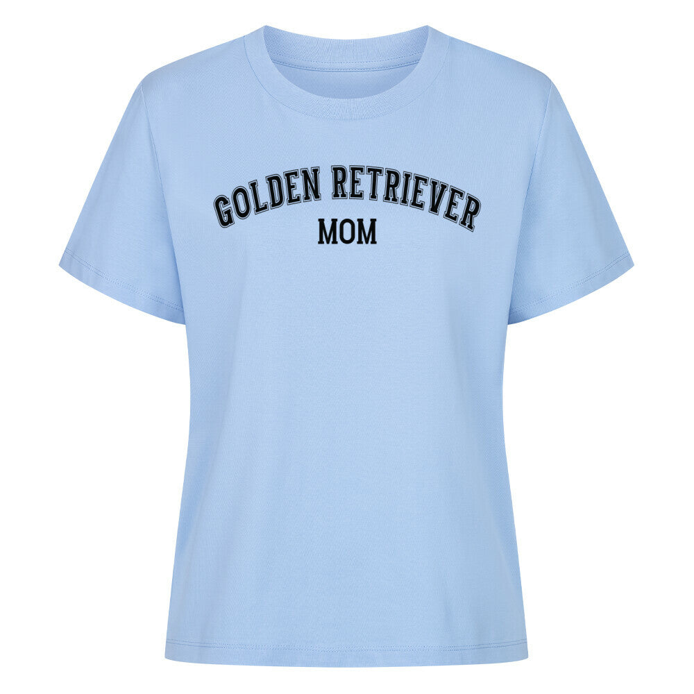 Premium Damen-Shirt "Golden Retriever - MOM" Sky Blue – hunde-shirt.de