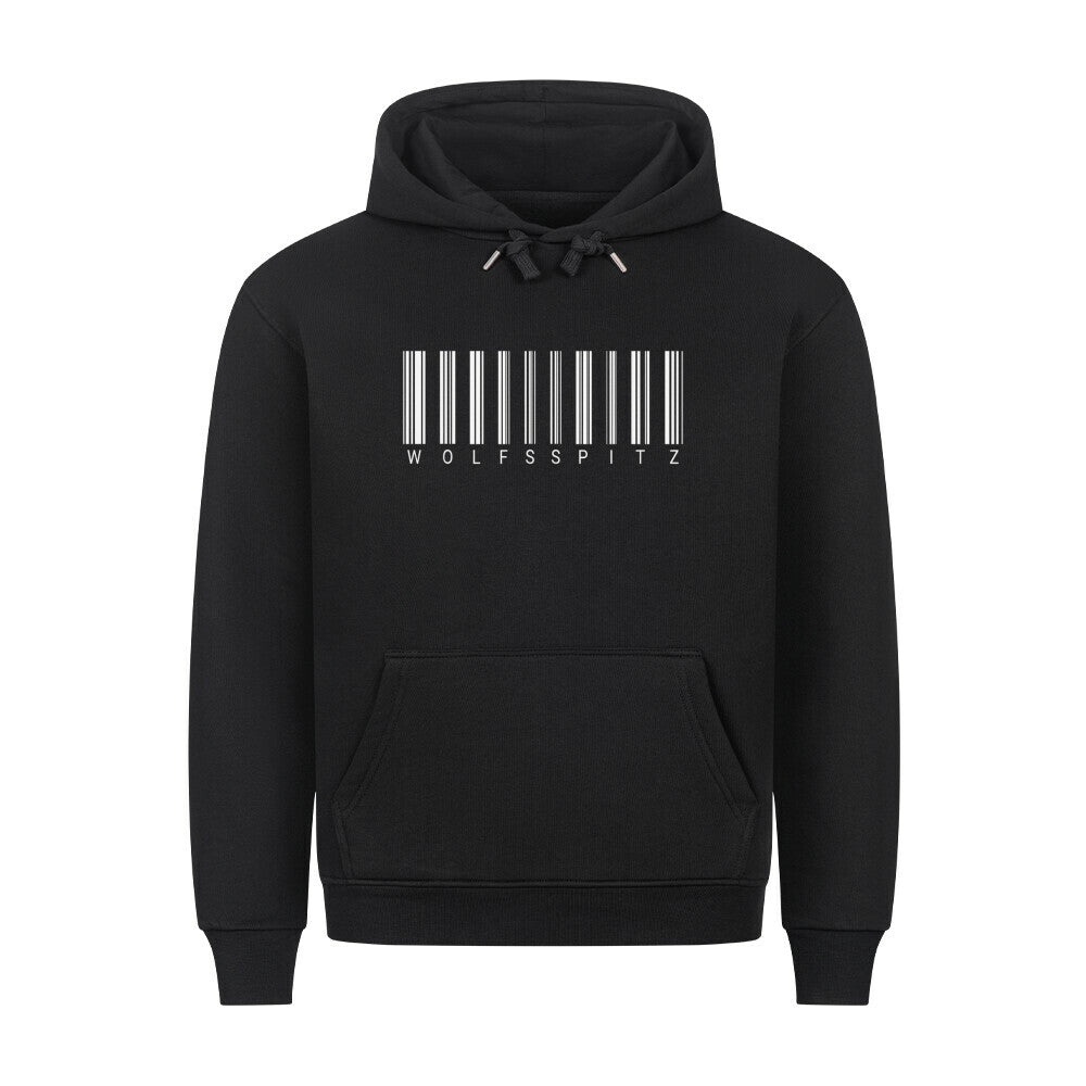 Premium Hoodie "Wolfsspitz - Scan" Schwarz – hunde-shirt.de