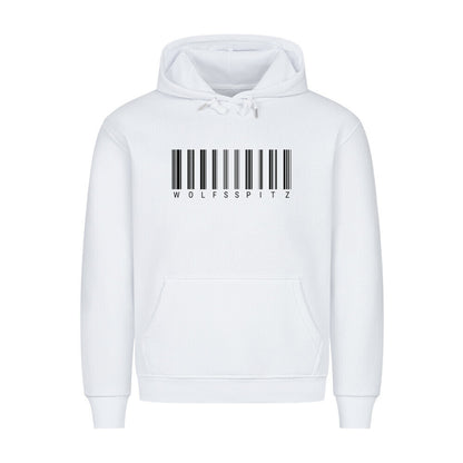 Premium Hoodie "Wolfsspitz - Scan" Weiß – hunde-shirt.de