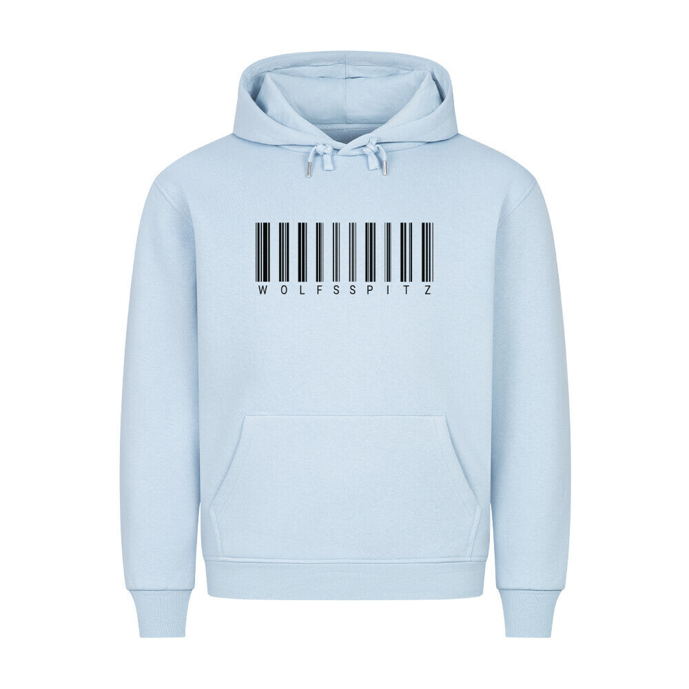 Premium Hoodie "Wolfsspitz - Scan" Babyblau – hunde-shirt.de