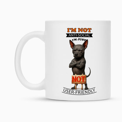 Tasse "Xolo - Anti-Social" – hunde-shirt.de