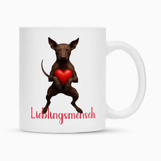 Tasse "Xolo - Lieblingsmensch" Weiß – hunde-shirt.de