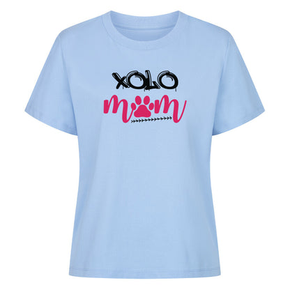 Premium Damen-Shirt "Xolo - Mom" Sky Blue – hunde-shirt.de