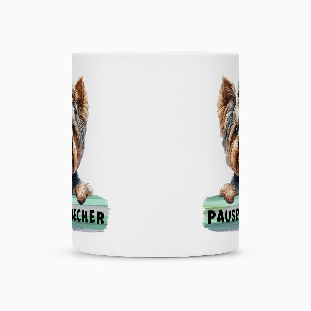 Tasse "Yorkie - Pausenbecher II" – hunde-shirt.de