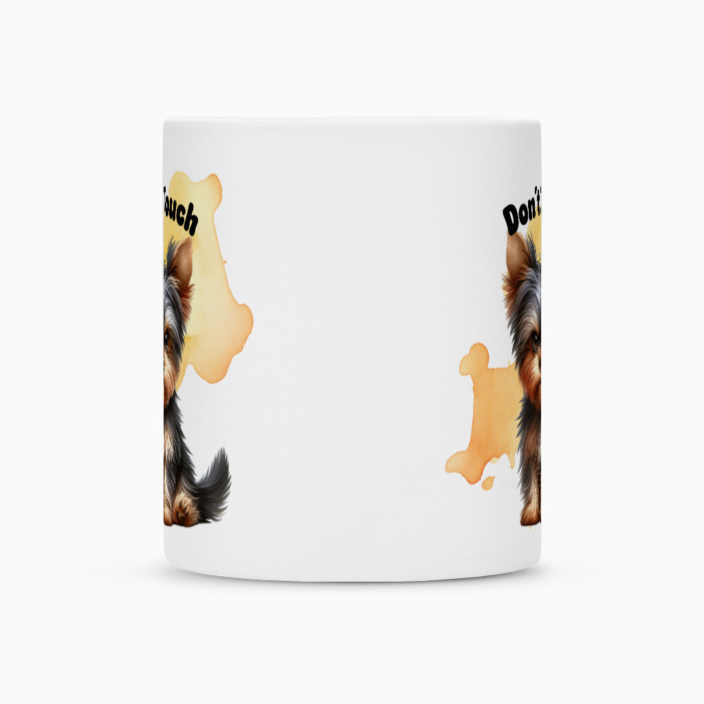 Tasse "Yorkie - Don´t touch II" – hunde-shirt.de