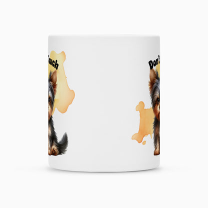 Tasse "Yorkie - Don´t touch II" – hunde-shirt.de