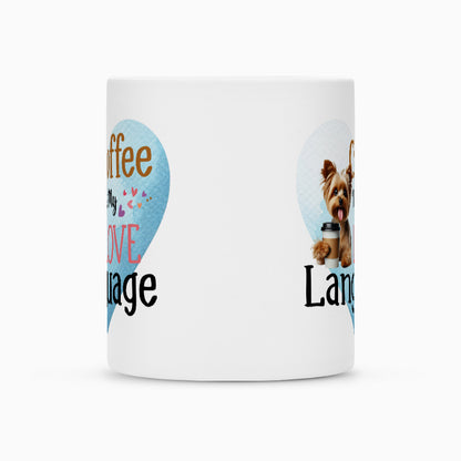 Tasse "Yorkie - Love Language" – hunde-shirt.de
