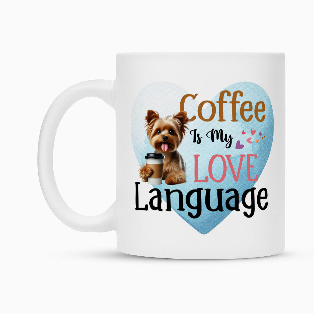 Tasse "Yorkie - Love Language" – hunde-shirt.de