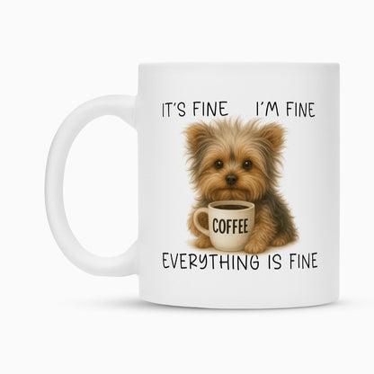 Tasse "Yorkie - I´m fine" – hunde-shirt.de