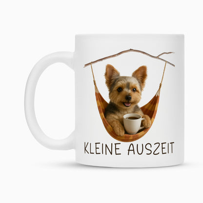 Tasse "Yorkie - Kleine Auszeit" – hunde-shirt.de