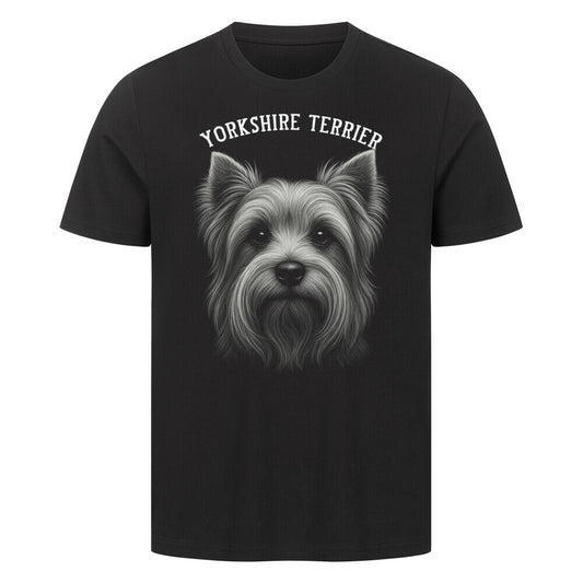 Premium T-Shirt "Yorkshire Terrier - Pure II" Schwarz – hunde-shirt.de