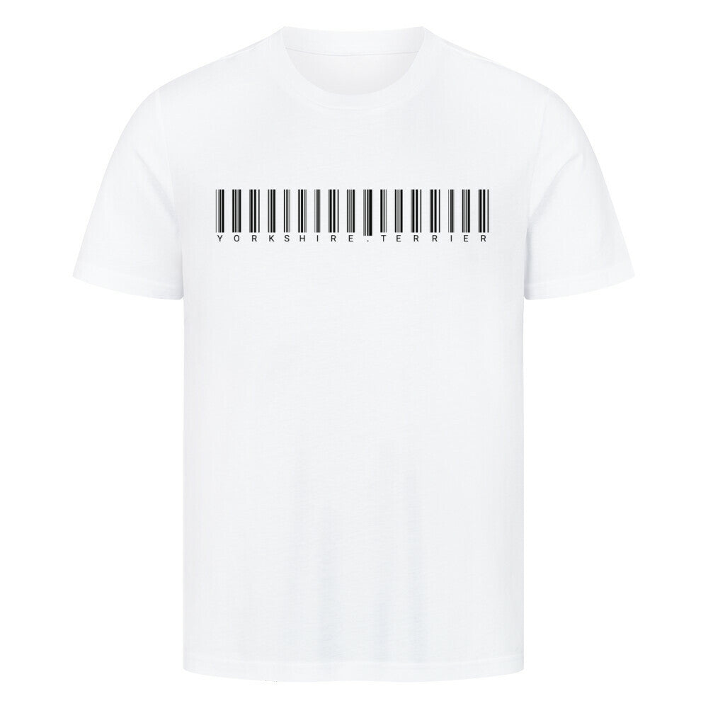 Premium T-Shirt "Yorkshire Terrier - Scan" Weiß – hunde-shirt.de