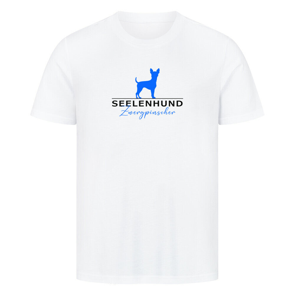 Premium T-Shirt "Zwergpinscher - Seelenhund" Weiß – hunde-shirt.de