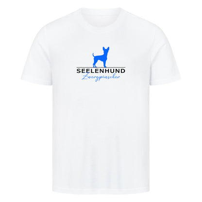Premium T-Shirt "Zwergpinscher - Seelenhund" Weiß – hunde-shirt.de