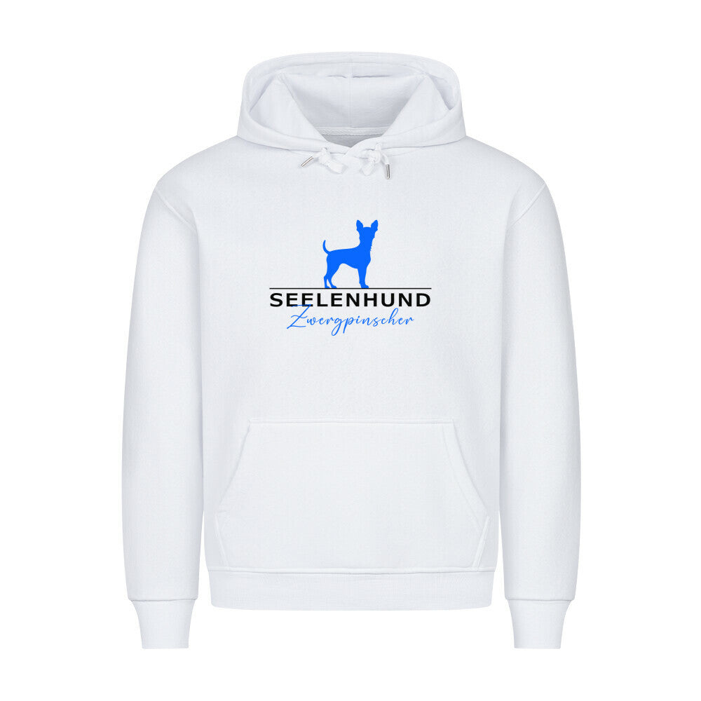 Premium Hoodie "Zwergpinscher - Seelenhund" Weiß – hunde-shirt.de