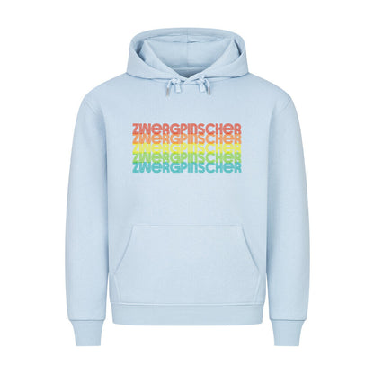 Premium Hoodie "Zwergpinscher - RETRO" Babyblau – hunde-shirt.de