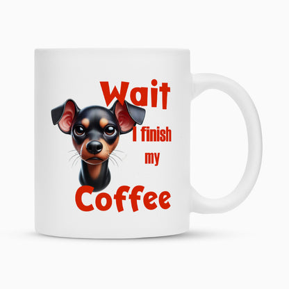 Tasse "Zwergpinscher - Wait..." Weiß – hunde-shirt.de