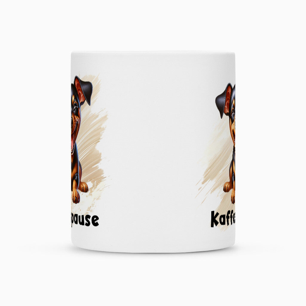 Tasse "Zwergpinscher - Kaffeepause" – hunde-shirt.de