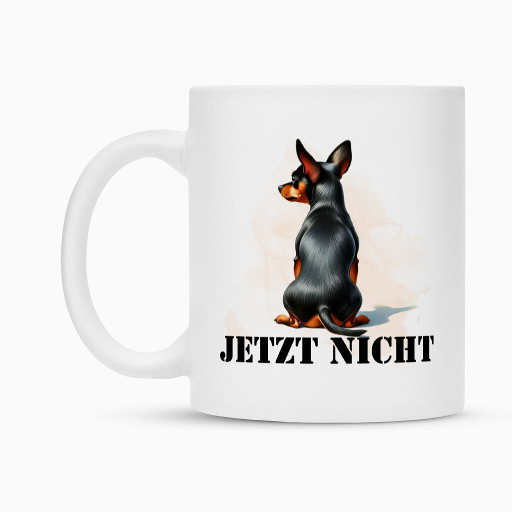 Tasse "Zwergpinscher - JETZT NICHT" – hunde-shirt.de