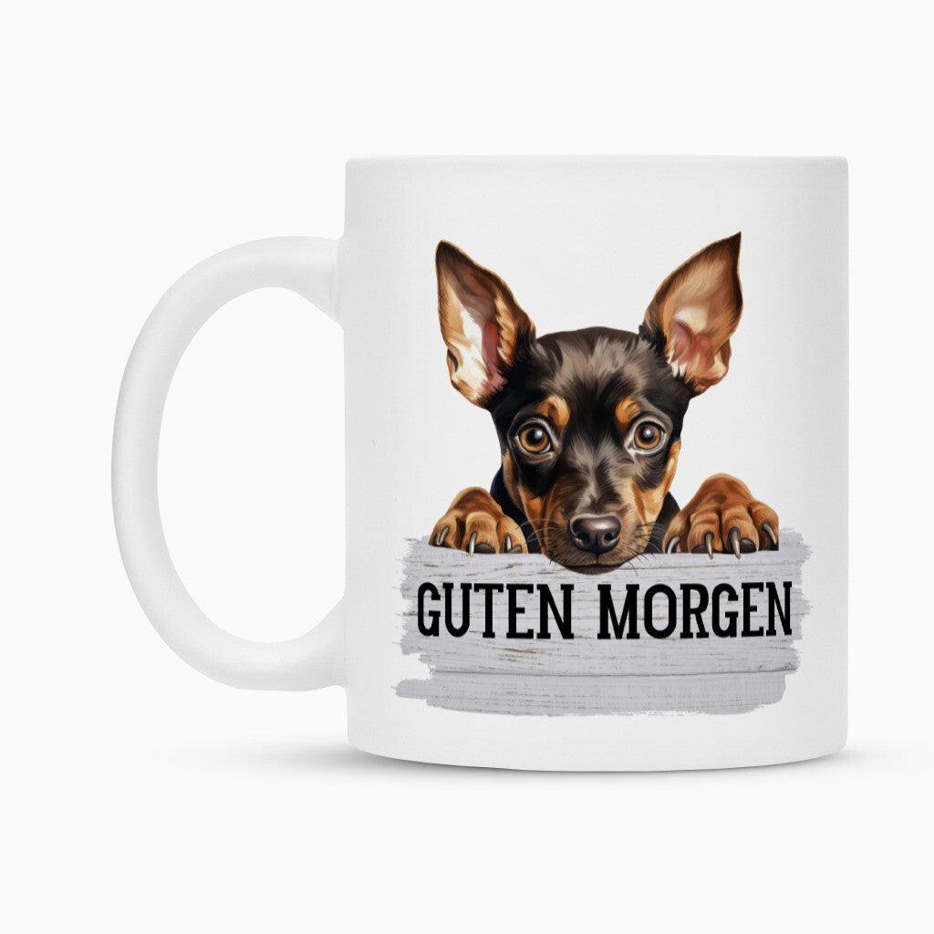 Tasse "Zwergpinscher - Guten Morgen" – hunde-shirt.de