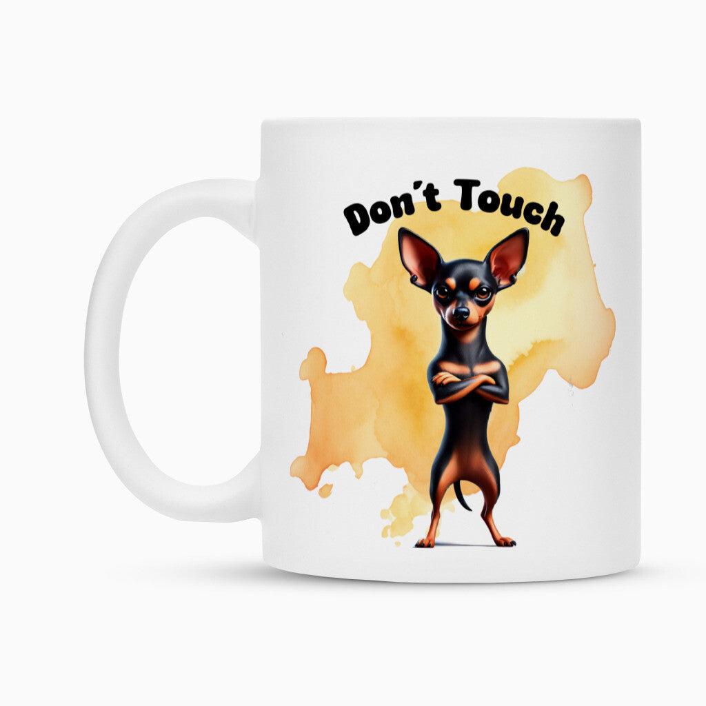 Tasse "Zwergpinscher - Don´t touch" – hunde-shirt.de