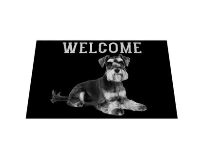 Fußmatte "Zwergschnauzer - WELCOME" – hunde-shirt.de
