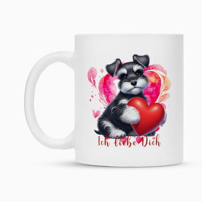 Tasse "Zwergschnauzer - Ich liebe Dich" – hunde-shirt.de