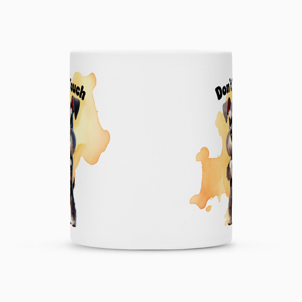 Tasse "Zwergschnauzer - Don´t touch" – hunde-shirt.de