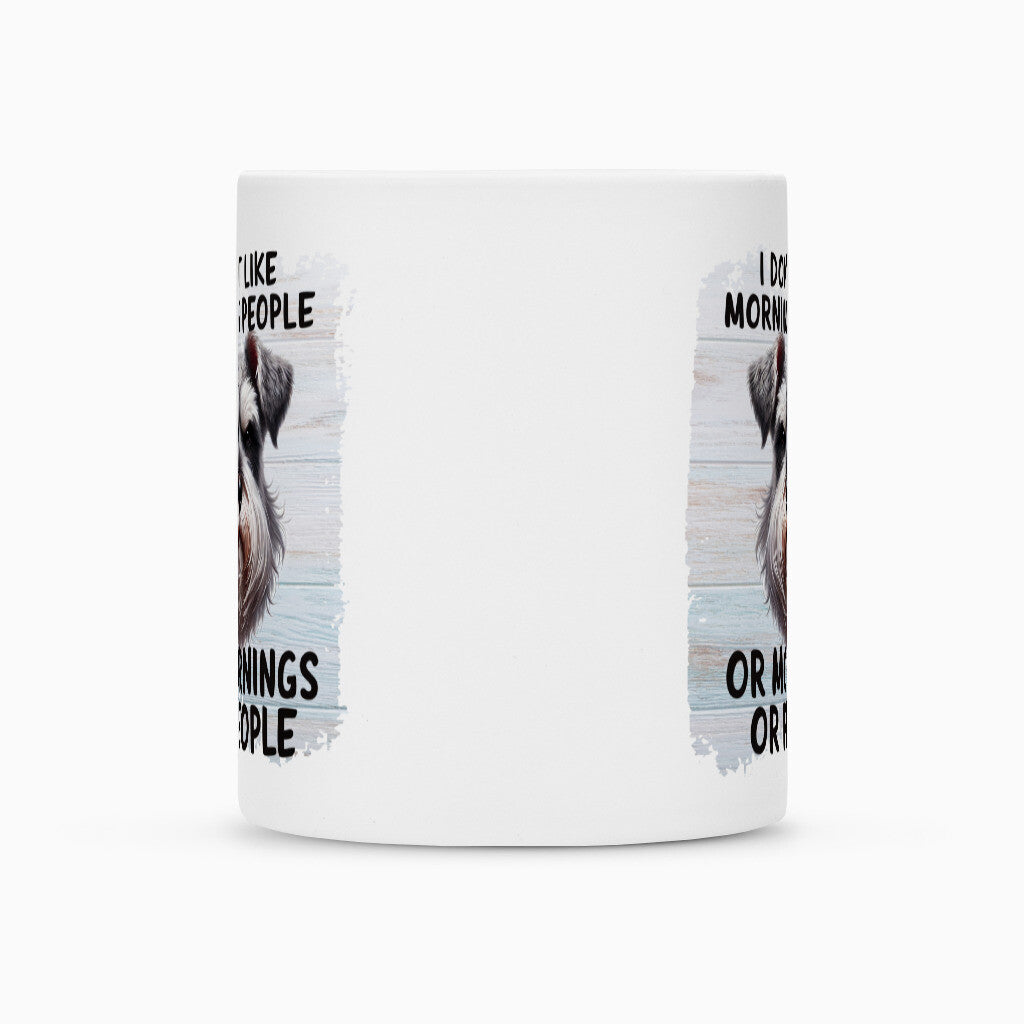 Tasse "Zwergschnauzer - Morning People" – hunde-shirt.de